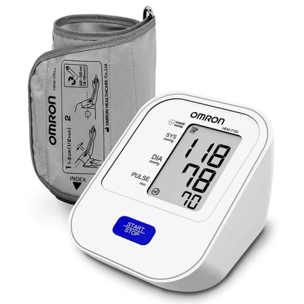 Omron HEM 7120 Fully Automatic Digital Blood Pressure Monitor With Intellisense Technology
