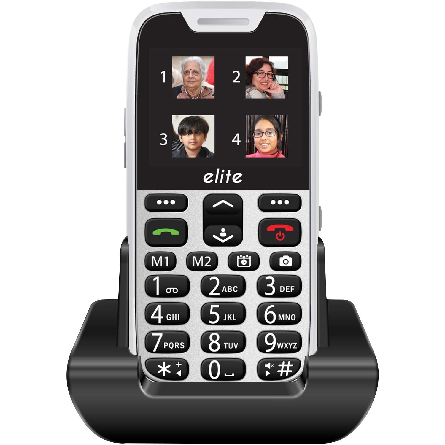 Buy Easyfone Elite Mobile Phone with SOS Button, 1000mAh Battery and 2