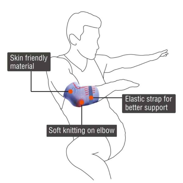 Vissco Elbow Support with Strap