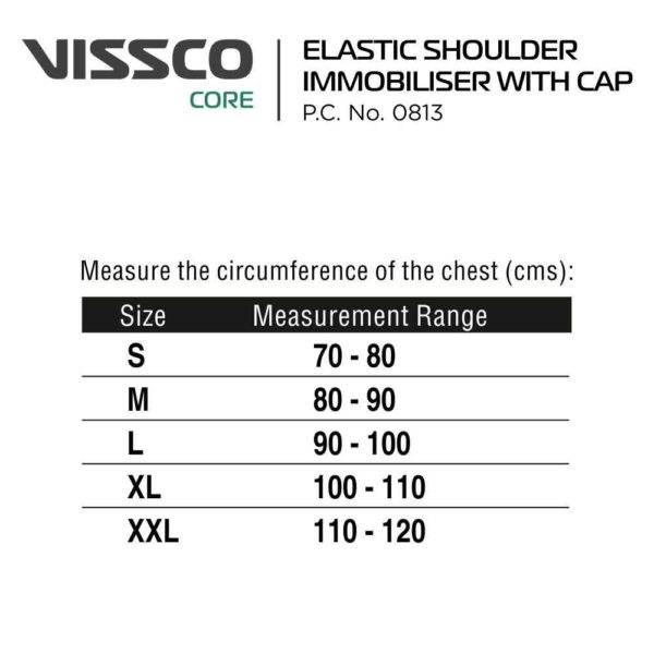 Vissco New Elastic Shoulder Immobilizer with Cap