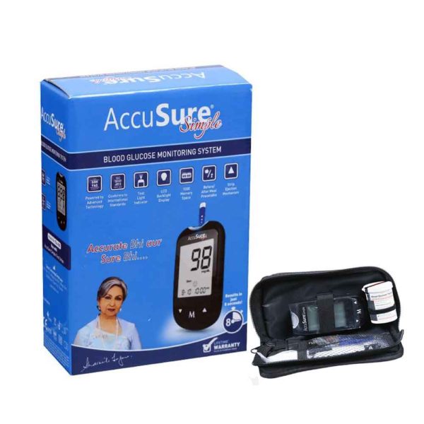 AccuSure Simple 4th Generation Blood Glucose Monitoring System